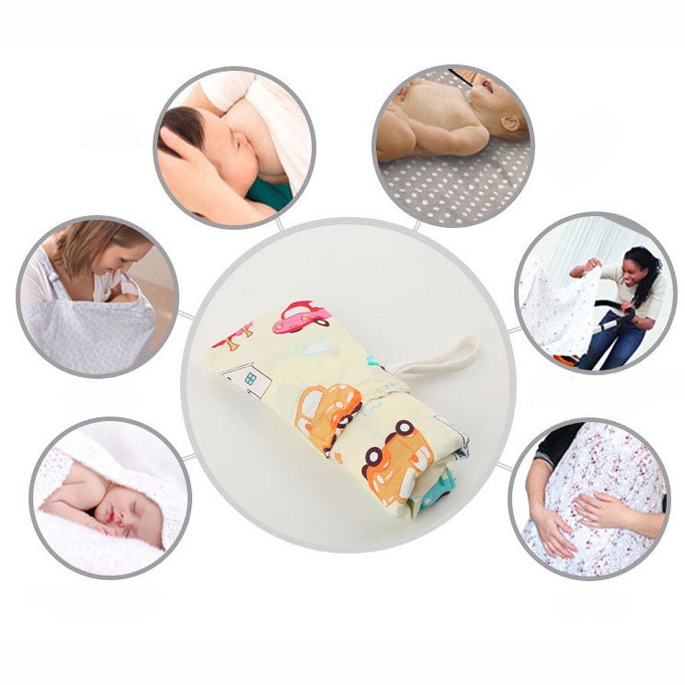 Breastfeeding Cover Feeding Baby Nursing Apron Women Mum Shawl Clothes Cotton Blanket Cloth Mommy Apron