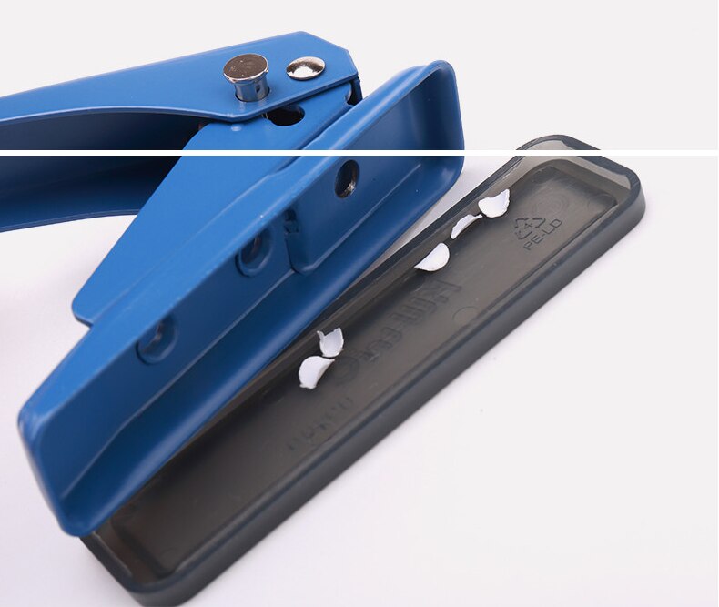 20-page Single Hole Punching Machine Loose-leaf Paper Punching and Binding Machinepaper Puncher Scrapbooking Punchers