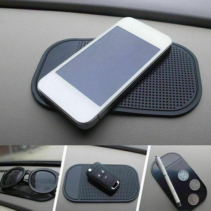Car Non-slip Silicone Sticky Gel Pad Round Mat Holder Waterproof Phone Silicone Silicone Dashboard Magic Anti-skid P5U2