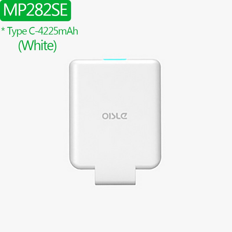 Mp280se novo 4th casos carregador de bateria externa de backup portátil power bank para iphone x xs max 11 pro/samsung/huawei/xiaomi oisle: Type C-White 4500mAh