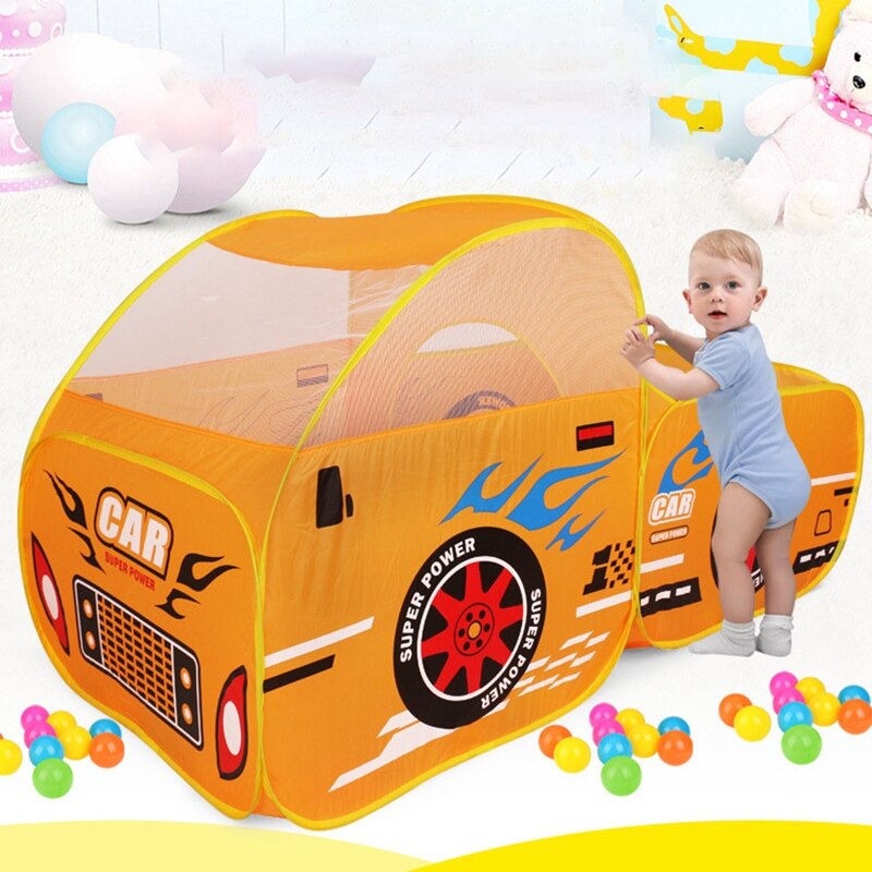 Car Model Play Game House Children Tent Cute Large Play Tents for Kids: Default Title