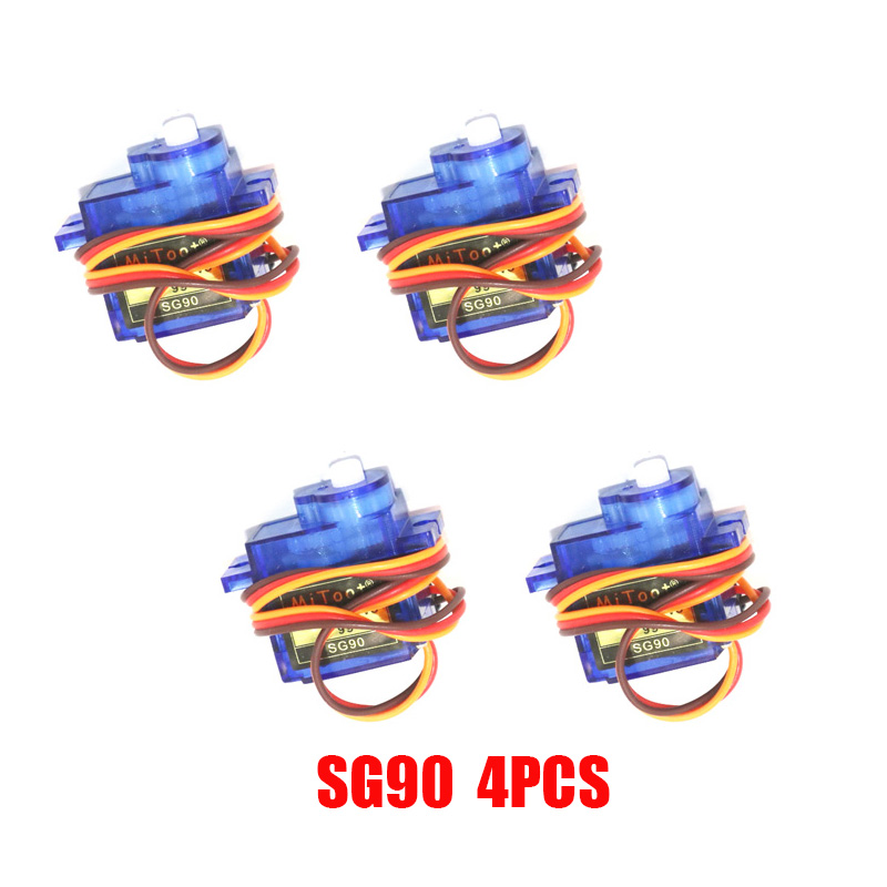 5/10 / 20szt MG90S Metal Gear Digital 9g Servo SG90 do helikoptera Rc Plane Boat Car MG90 9G Trex 450 RC Robot Helikopter: FIOLETOWY
