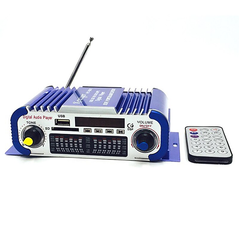 Kentiger HY-601 Digital HI-FI Auto Car Stereo Power Amplifier USB SD Player Dac
