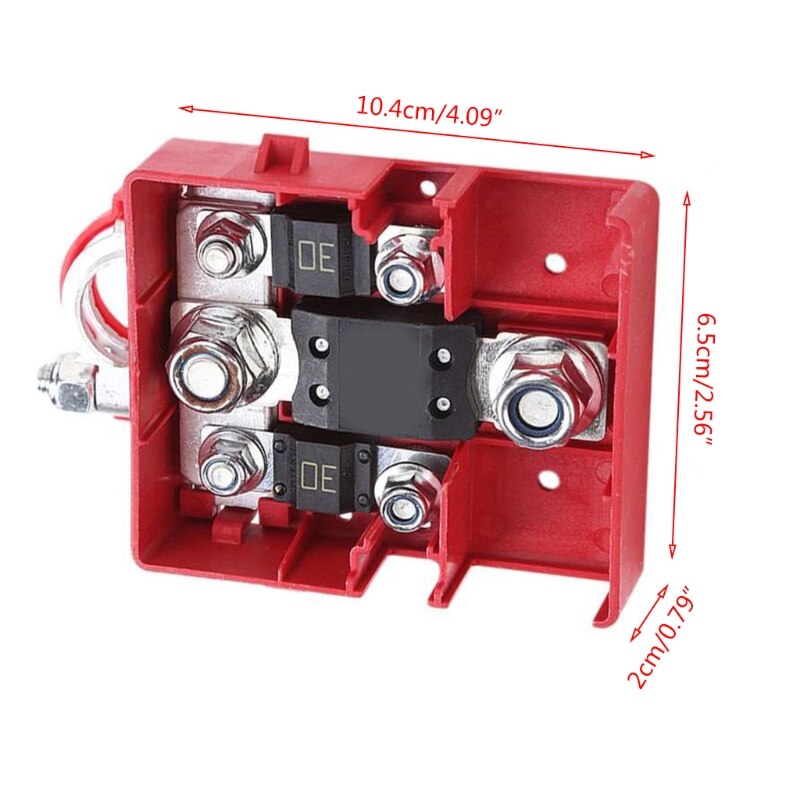 U90C Negatieve Positieve Geïsoleerde Rail Ground Power Distributie Terminal Blok Batterij Bus Bar Voor Mariene Auto Trailer Boot