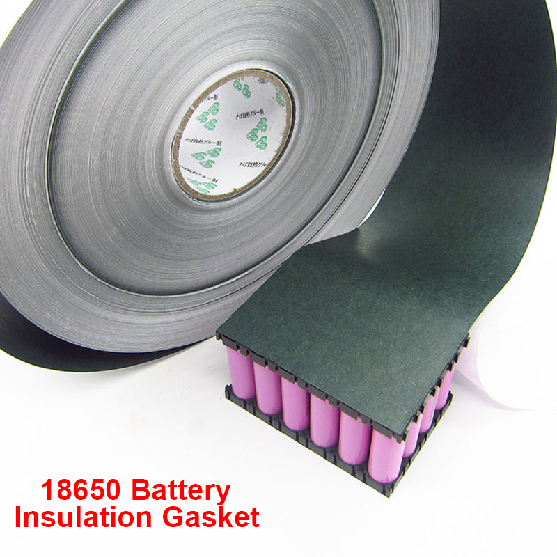 1m 120mm 18650 Li-ion Battery Insulation Gasket Barley Paper Pack Cell Insulating Glue Fish Tape Warp Electrode Insulated Pads