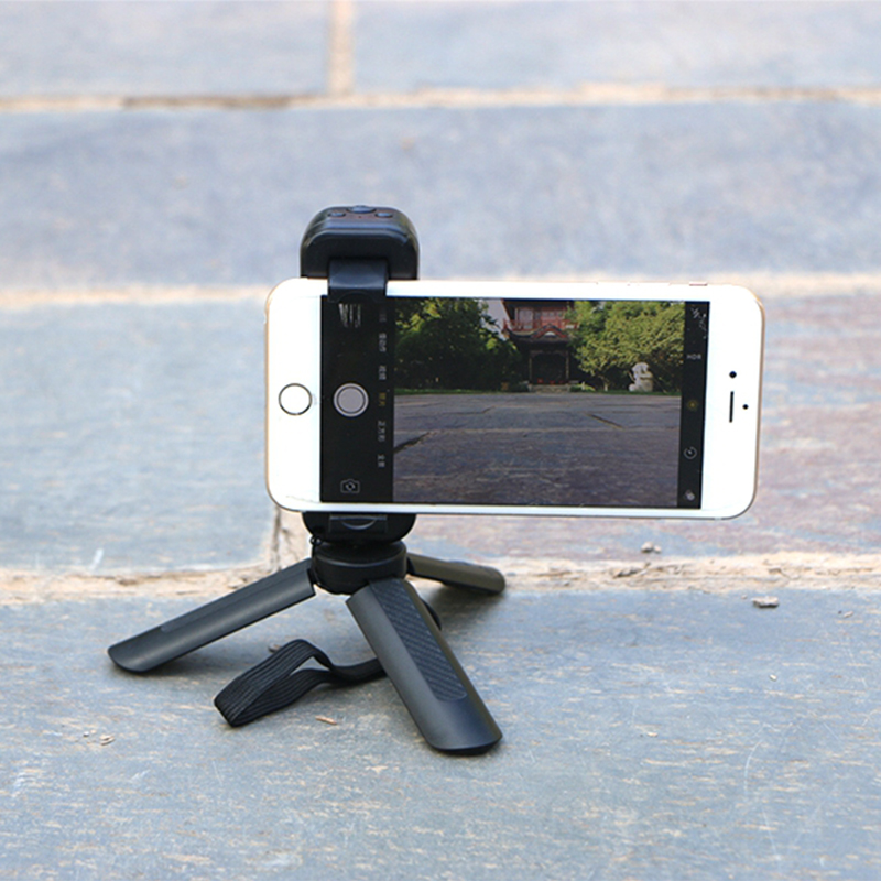 Selfie booster håndtag greb bluetooth foto stabilisator holder med udløser til iphone 8 7 xiaomi huawei samsung smartphone