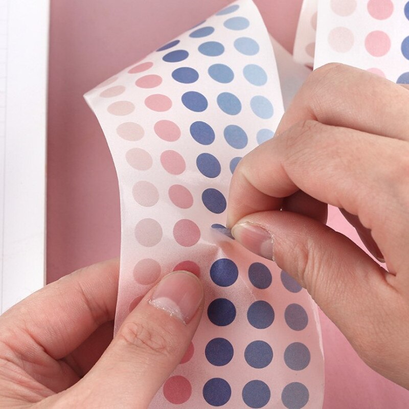 Gradient Geometry Washi Tape Adhesive Tape Diy Scrapbooking Sticker Label Masking Tape Student Stationery , 60mm x 3m