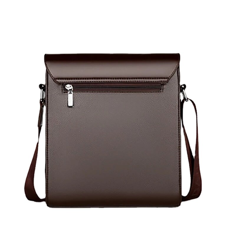 Mannen Crossbody Schoudertassen Pu Lederen Aktetas Voor Mannen Business Man Messenger Bag