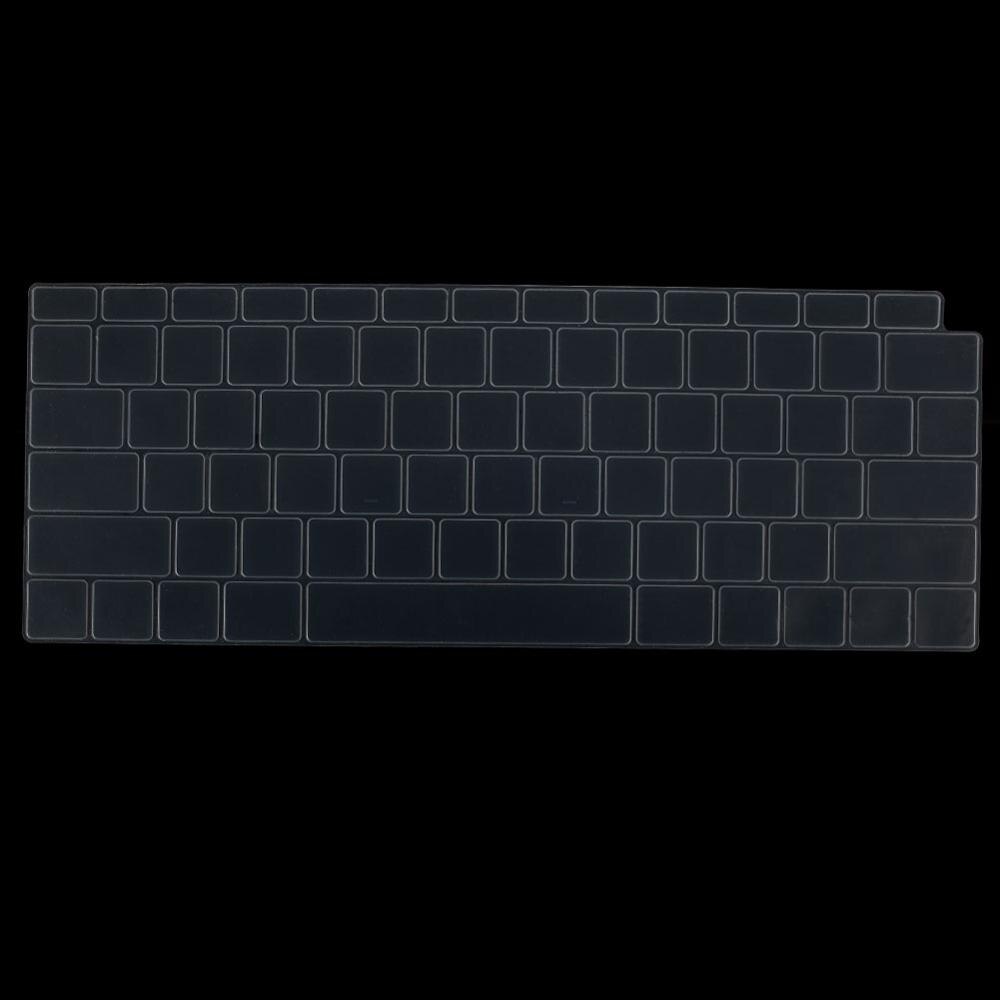 Silicone Keyboard Protector For Macbook Air 13 A1932 US Layout Keyboard Cover Waterproof Keyboard Film: Clear
