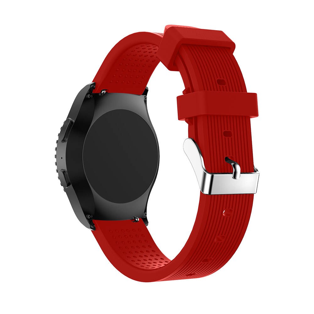 Soft Silicone watchband For Samsung Gear Sport 20mm Replacement Wristband Strap for Samsung Gear S2/S4 Classic smart Accessories: red