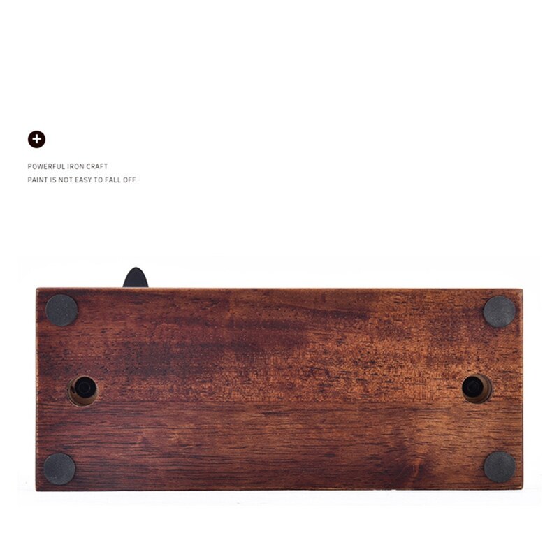 Soporte de madera con forma de árbol para taza de café, estante de drenaje de almacenamiento colgante para cocina, organizador de joyería, decoración