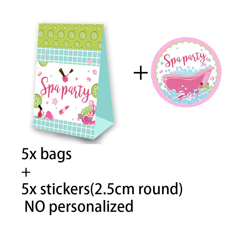 SPA Theme Party Favor Popcorn Box Candy Box Box theme Birthday Party Supplies Decoration Party Suppli: Candy Box-L-5PCS