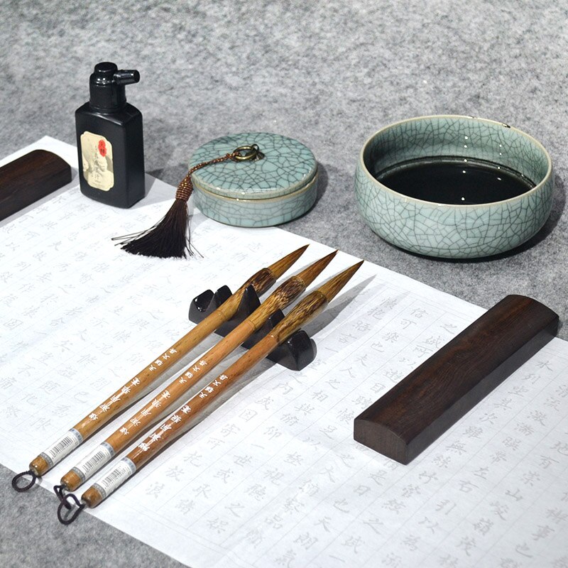 Calligraphy Brushes Pen Sets Multiple Hairs Calligraphy Brush Traditional Caligrafia Chinese Painting Brush Pen Craft Supplies