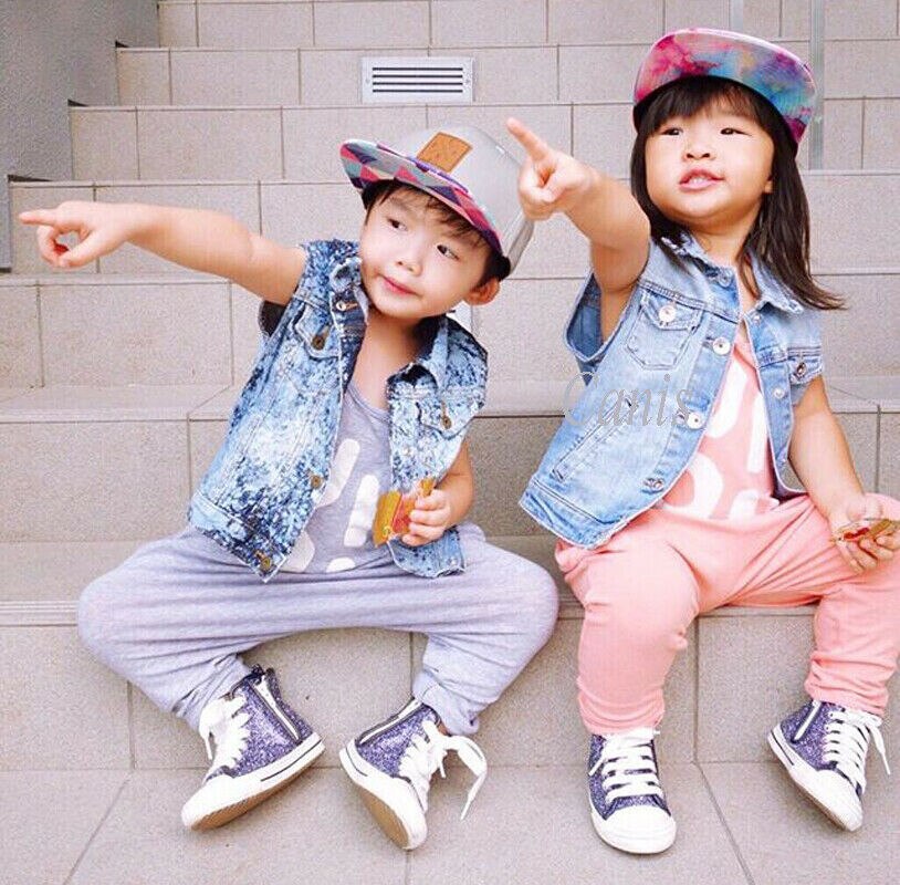 1-8Y Peuter Baby Jongen Meisje Zomer Toevallige Romper Mouwloos Brief Print Romper Overalls Outfits