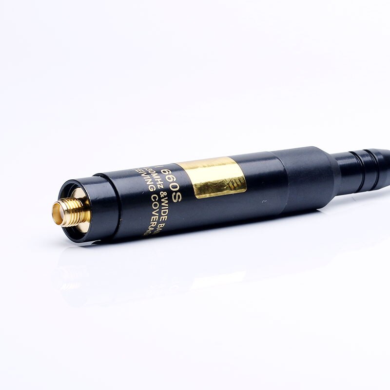 Rh -660s rh660s sma f weiblich m männlich bnc 144/430 mhz dualband-hochgewinnantenne, teleskopisch für baofeng tyt  uv 5r bf  b3 plus funkgeräte