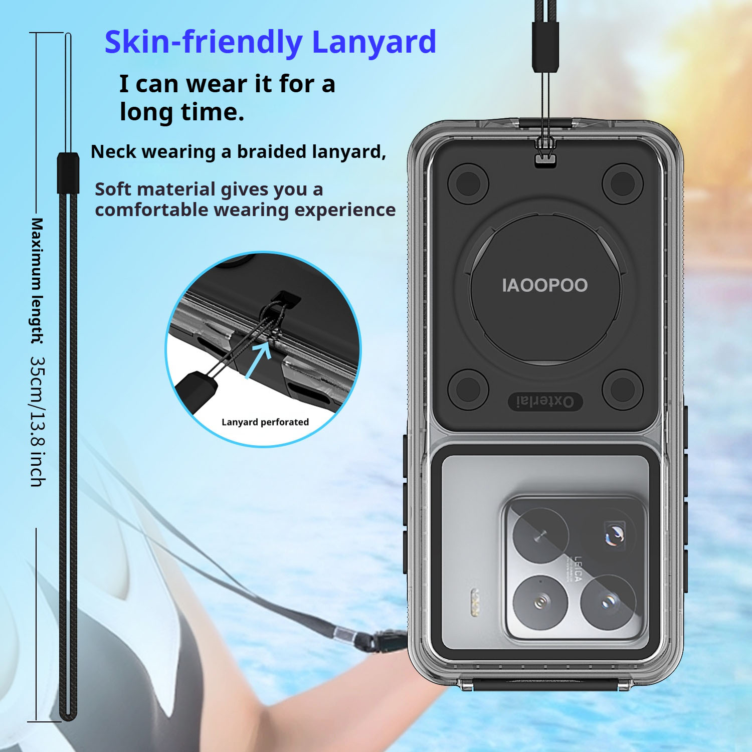 Diving Swim 15 Meter Deep Waterproof Case For Honor 400 300 200 Pro Ultra Huawei Nova 14 13 Pro Ultra with Phone Button
