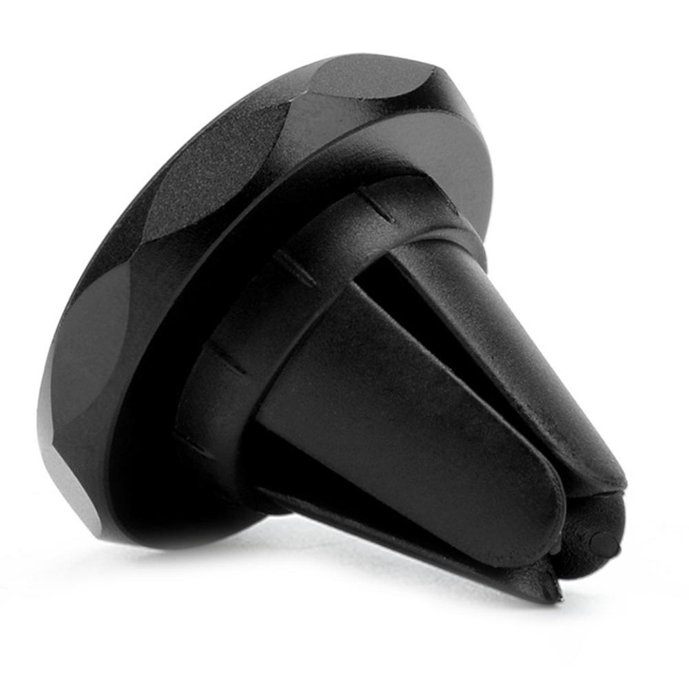 Outlet Beugel Mobiele Telefoon Magneet Beugel Voor Auto Airconditioner Luchtvaart Aluminium Magnesium Legering Materiaal Ruit: black