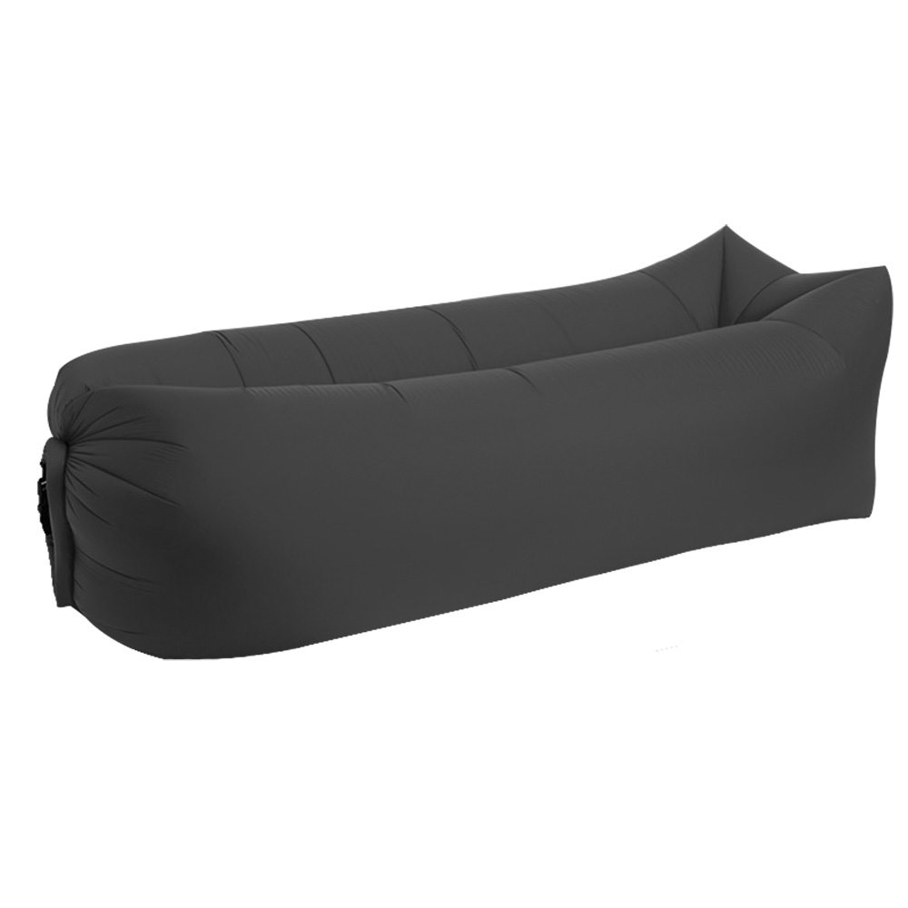 Ultra Light Sleeping Bag Air Sleeping Bag Lounger Laybag Lazy Bag Air Lounger Sofa Inflable Air Chair Camping Sleeping Bag: Black Square