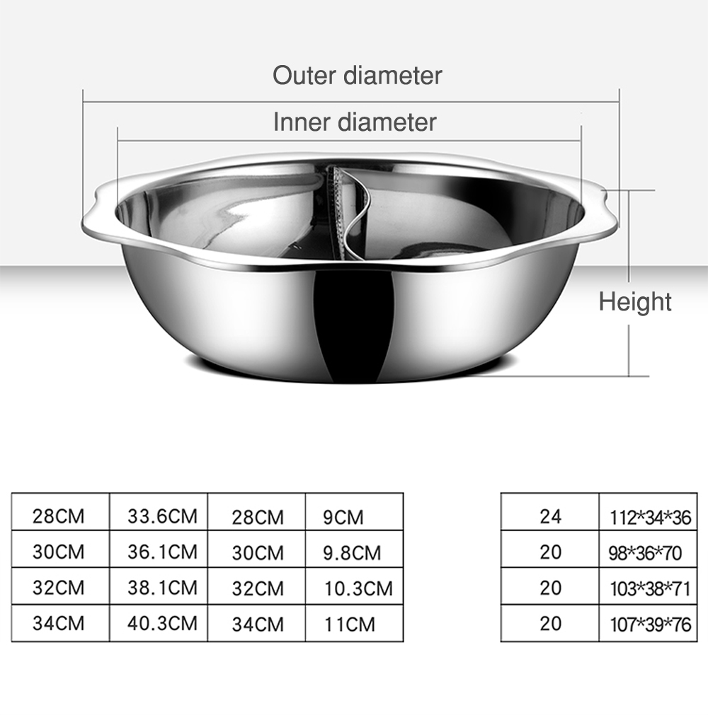 Pot à soupe en acier inoxydable | Marmite commerciale de grande capacité, marmite à soupe octogonale Double saveur en acier inoxydable, Pot au soleil