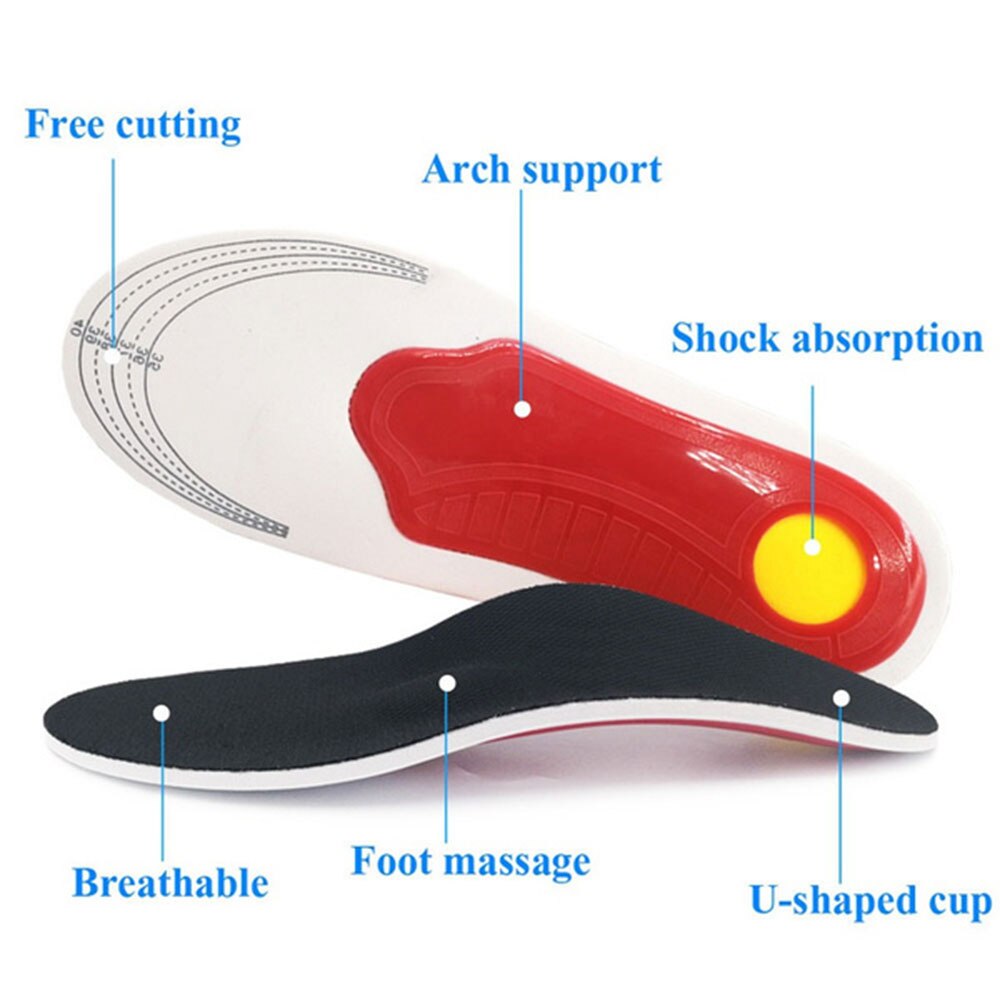 Adjustable Size Orthopedic Insoles Orthotics Flat Foot Arch Support Pad For Shoes Insert Plantar Fasciitis Feet Care Sole Pad