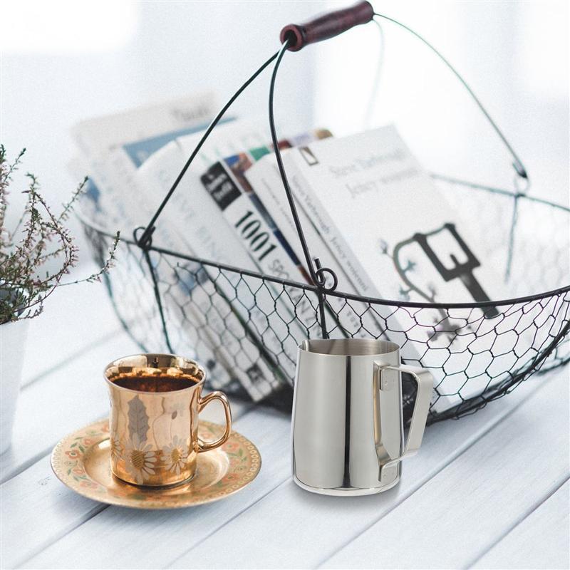 1Pc 350ml Milk Cup Coffee Frothing Cup Latte Art tool Premium Milk Frothing Pitcher Latte Art Cup For Cafe Home Bakery