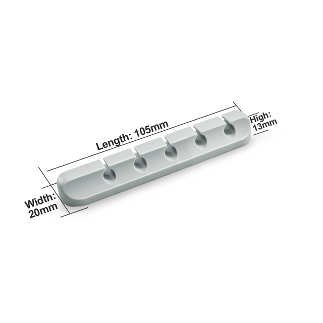 Uchwyt na kabel USB Klipsy do kabli Organizer przewodów Silikonowa nawijarka na biurko Uchwyt do uporządkowania na biurku Samoprzylepne przechowywanie przewodów: zielone światło
