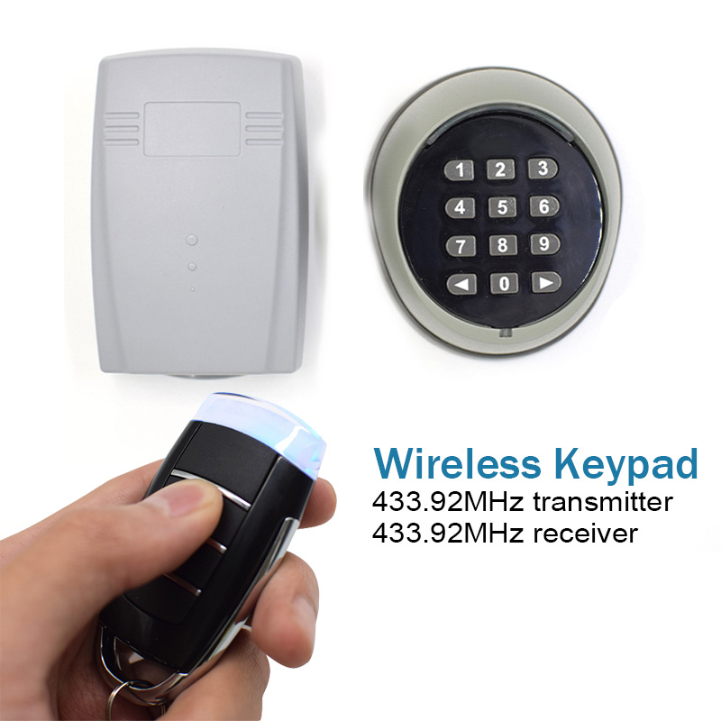 433MHz Wireless Keypad Password Switch 1527 Remote Control Gate Door Opener 2 ch receiver for gate door access control
