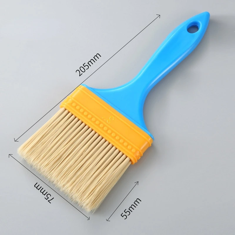 Multifunction Paint Brush with Plastic Handle for Wall and Furniture Paint Tool Painting Brushes Set Artist Paint Brushes: 3