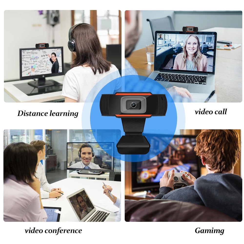 Webcam 1080P Auto Focus USB Web Camera with Built-in Noise Reduction Microphone Web Cam PC Webcam for pc Laptop computer camera