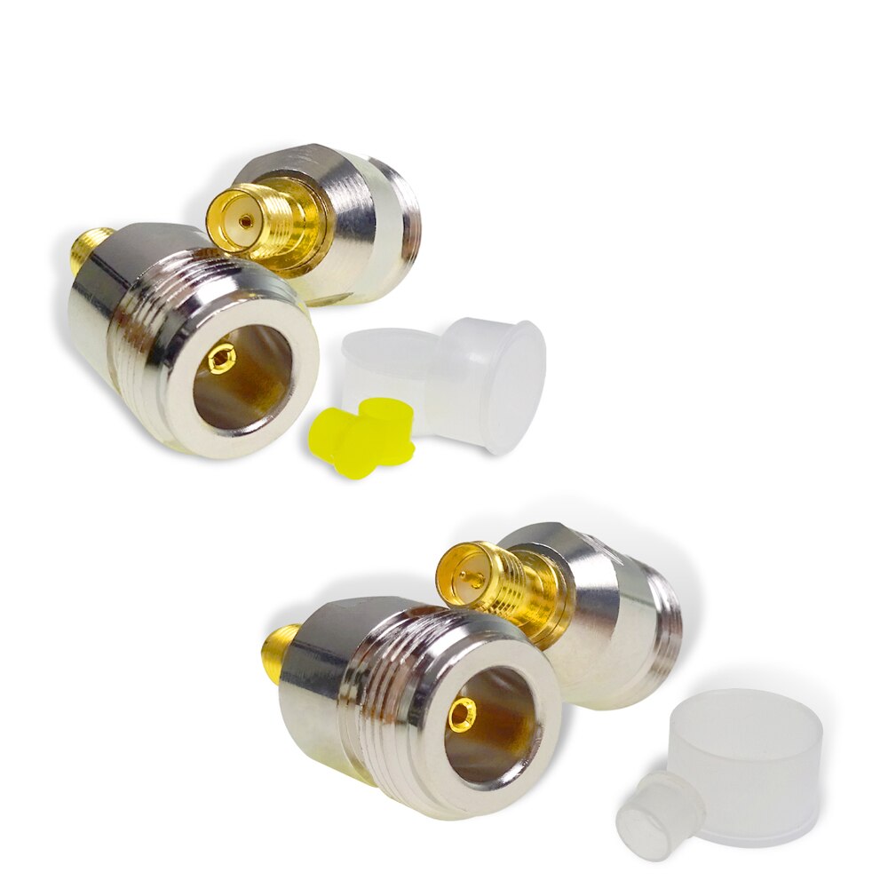 Cleqee sma to n liittimeen rf-sovitin n pistoke uros nikkelipinnoitus sma naaras kullattu pistoke suora 1pc
