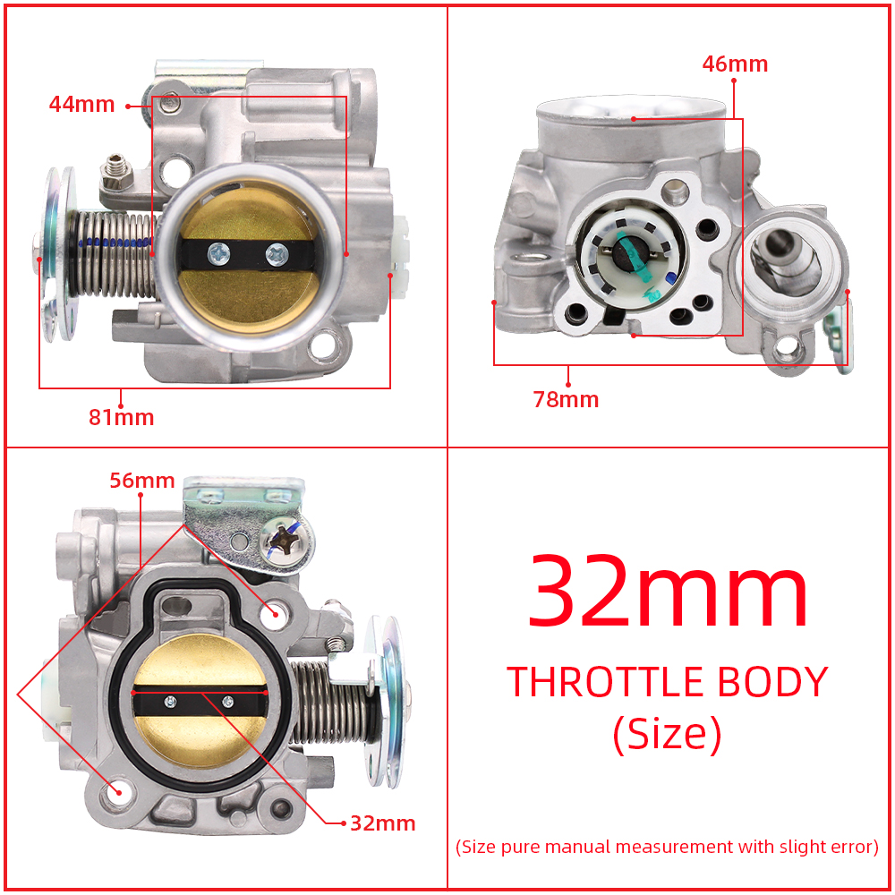 32mm 34mm 36mm Throttle Body for YAMAHA AEROX155 NVX155 NMAX155 V2: army green