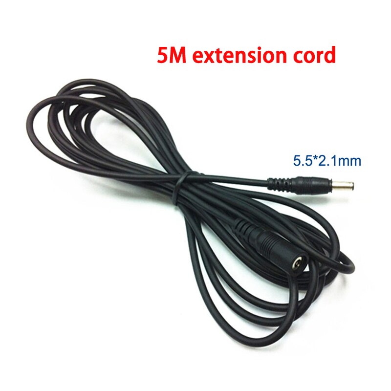 10m 5m 3M 1m 5.5*2.1mm DC Power connector Jack Adapter lead 12V cable DC female Male extension external Plug CCTV Camera Router