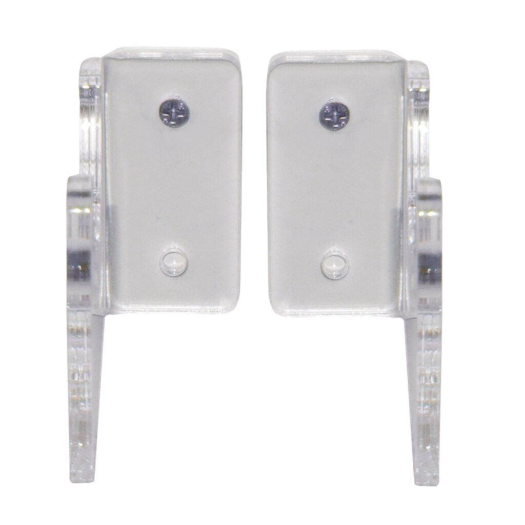 1 pair of clear acrylic wall mount display rack stand supports