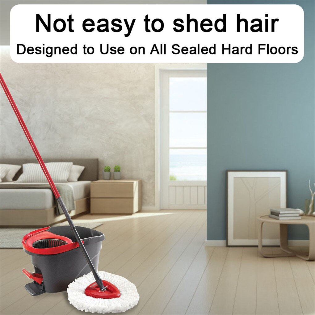 3pcs Replacement Microfibre Spin Mop Clean Refill Head for Vileda O-Cedar EasyWring Household Cleaning Tools Mop Accessories