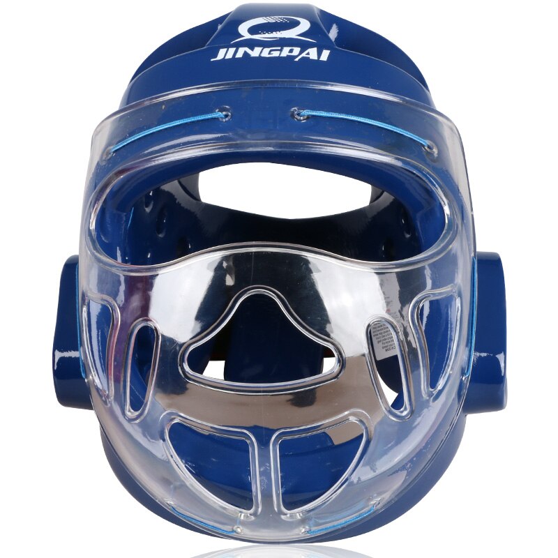 adulte enfants casque de karaté fitness taekwondo casques WTF casque protecteur avec masque facial support de protection complet