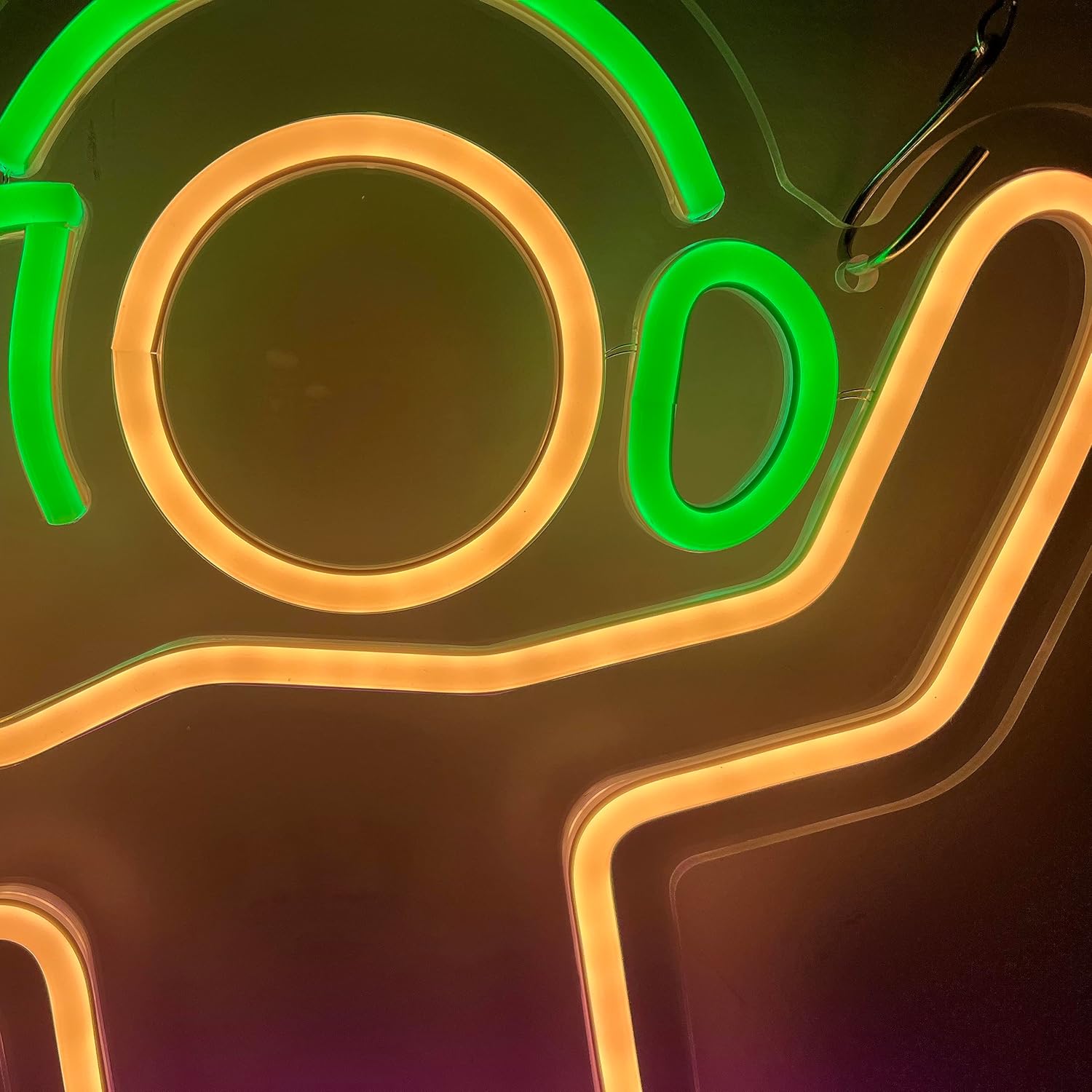 DJ garçon enseigne au néon LED enseigne au néon USB veilleuses lettre lumineuse pour mur salle de jeu Bar Pub homme grotte fête salle décoration
