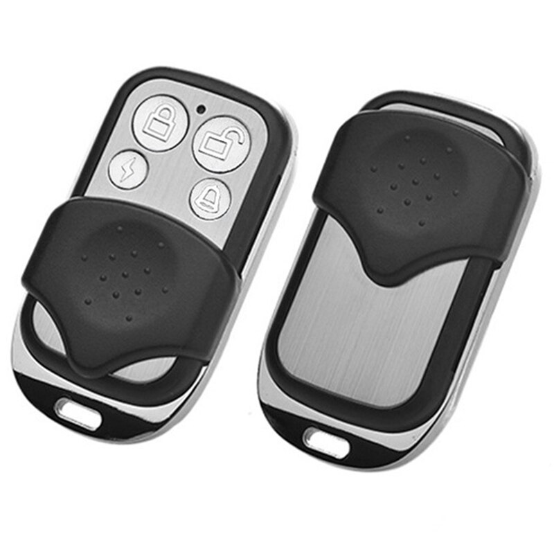 ALARMA DE SEGURIDAD PARA EL HOGAR de metal de , 433MHz, negro inalámbrico, alarma remota para sistema de alarma GSM,