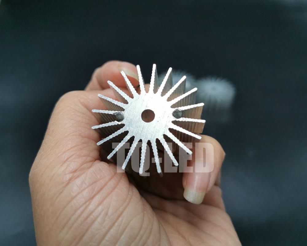 1W 2W 3W LED Aluminum heat sink LED heatsink diameter 36mm height 15mm Radiator