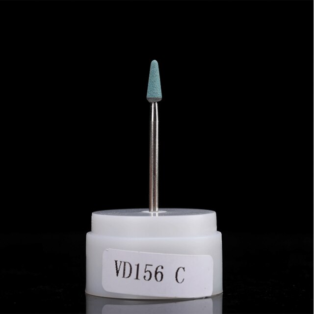 Dental Laboratory Diamond Rubber Polisher Removing Finishing Zirconia No Need Water Cooling Generate Little Heat: VD156 C