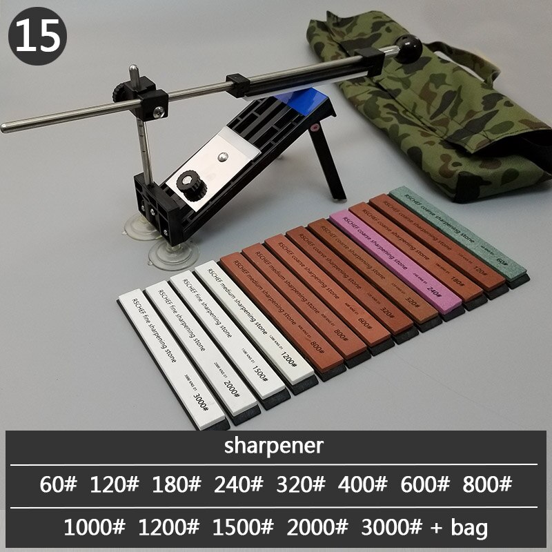 Sharpener Kitchen Knife Fix Fixed Angle with multi stones sharpening stone whetstone grind: 15-sharpener 13S