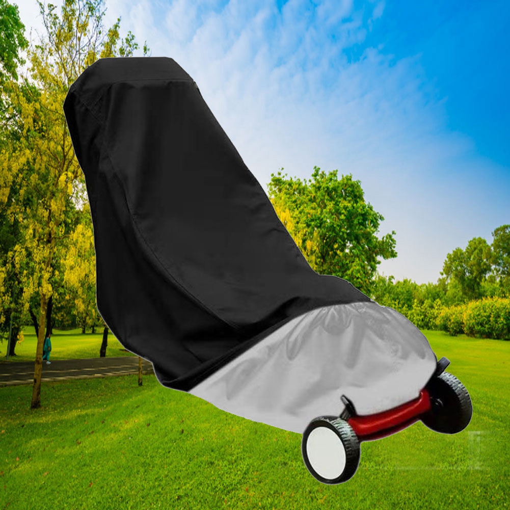 Lawn Mower Cover Waterproof Dust-proof Lawn Mower Cover Storage Bag Garden Store UV Rain Snow Protector