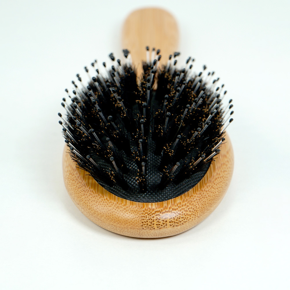 Cepillo de pelo de cerdas suaves para mujer, peines de madera para el cabello, cepillo alisador de desenredar, peine para el cabello, accesorios de peluquero
