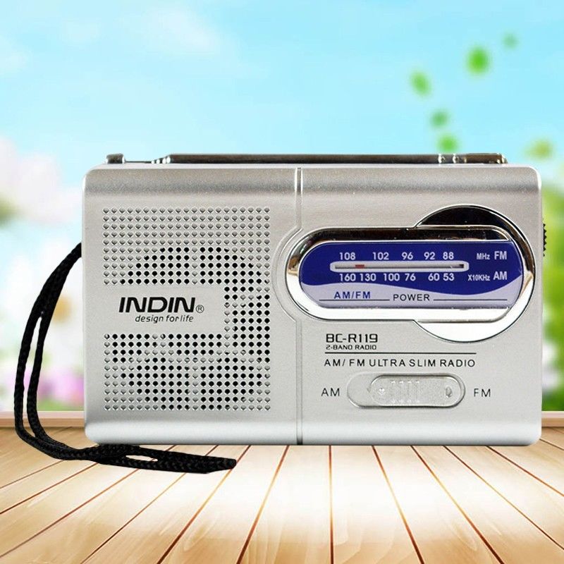 Draagbare Radio Am Fm Ontvanger Telescopische Antenne Ontvanger Mini Pocket Ingebouwde Luidspreker Muziek Outdoor Speler