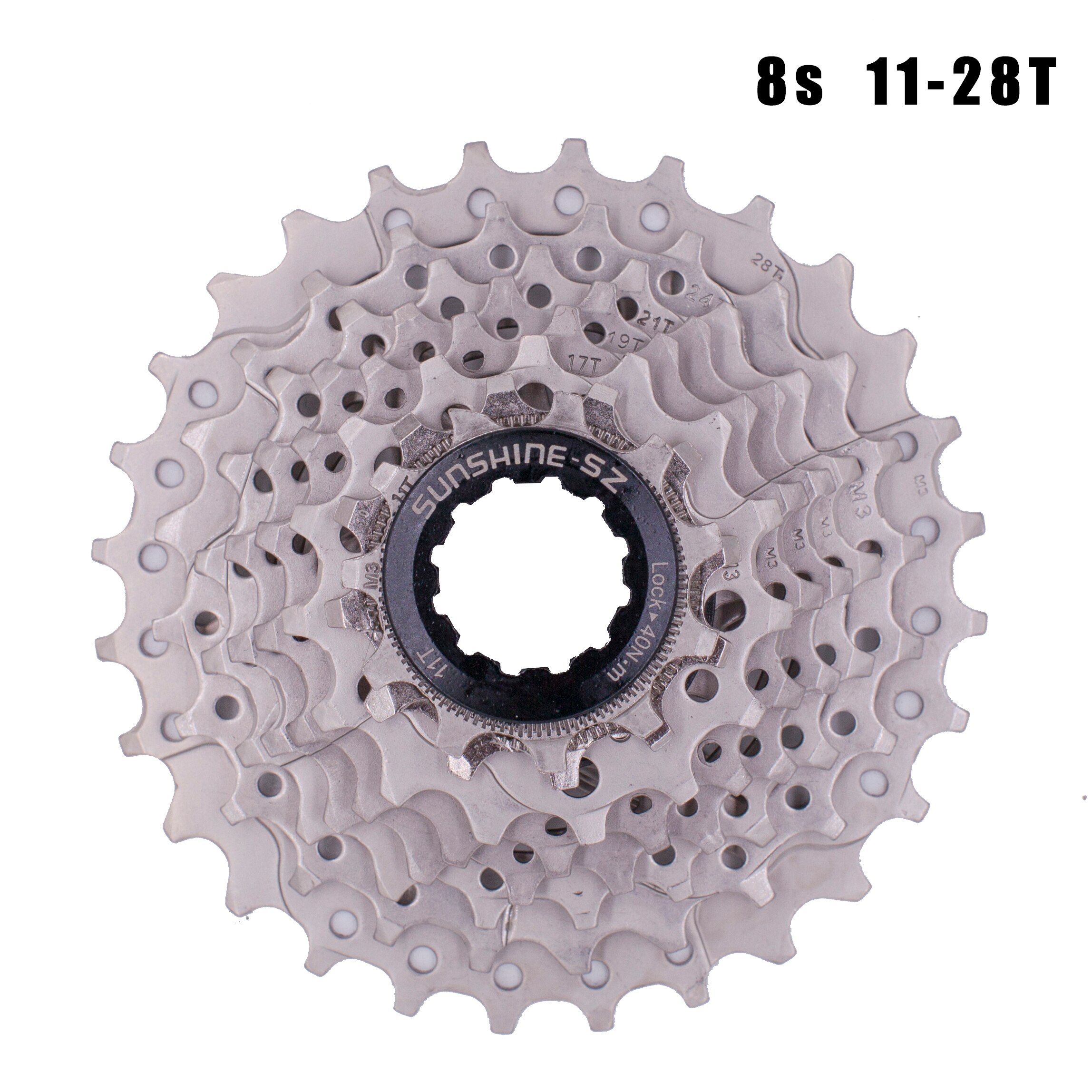 SUNSHINE Road Bike 8 9 10 11 12 s Speed Velocidade 11-25/28T/32T/34T Bicycle Cassette Freewheel Sprocket for SHIMANO: 8s 11-28T
