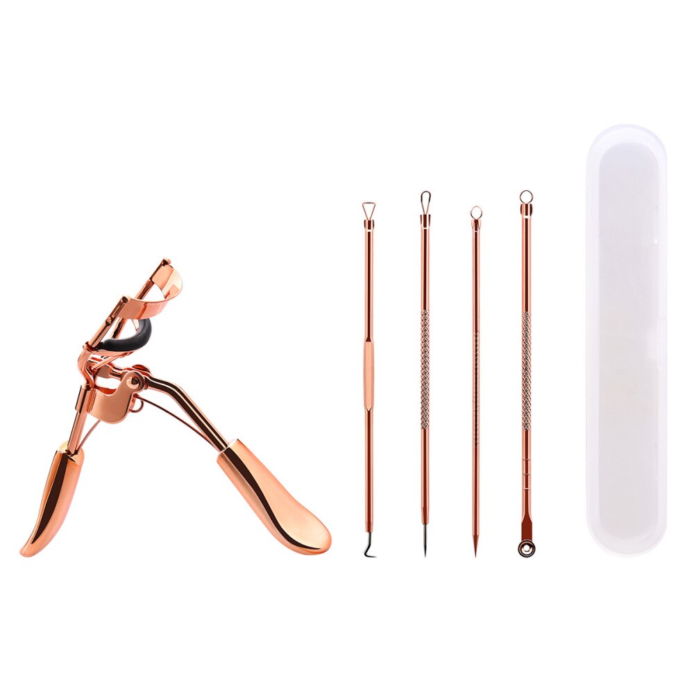 6PCS Stainless Steel Blackhead Remover Kit Comedone Extractor Tool Set For Facial Zit Popping Anti-Microbial Double-Side Treatme: Default Title