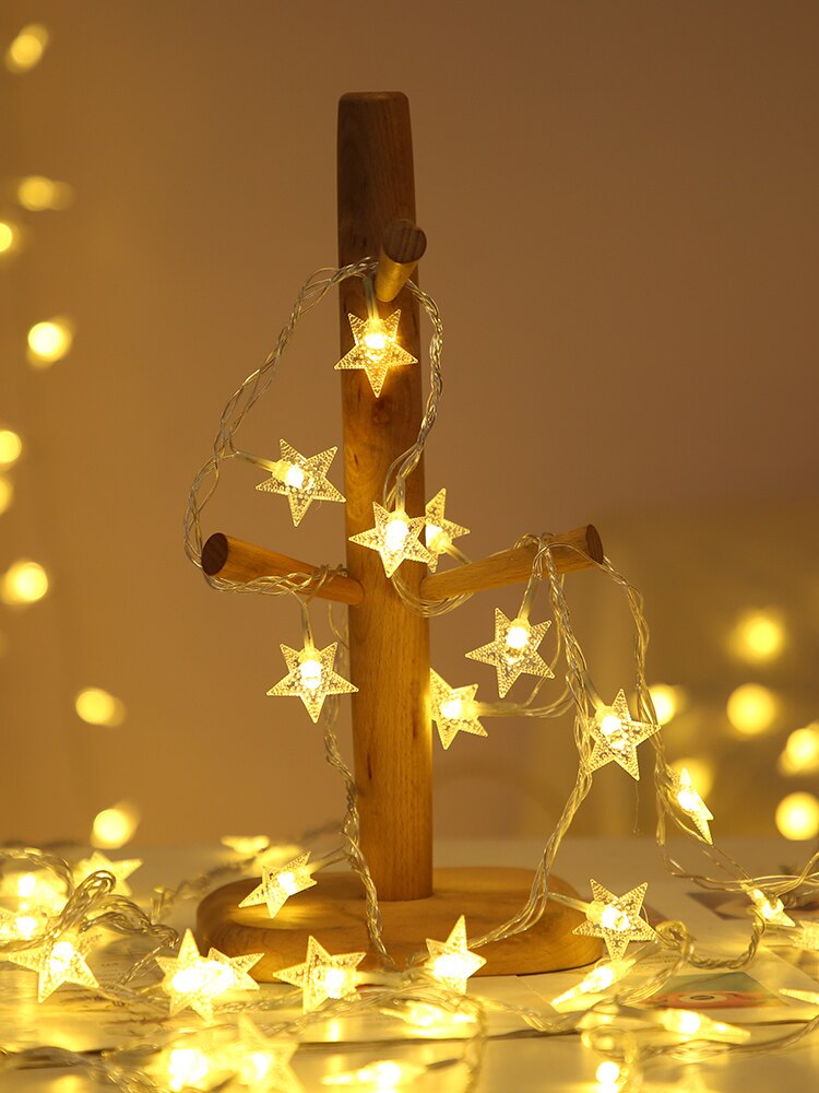 LED boule guirlande chaîne lumière noël éclairage fée lumières en plein air batterie fête mariage noël décoration lampe de nuit