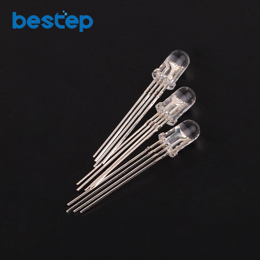 20PCS 5mm RGB Ultra Bright led 3.1-3.3V 18000-20000MCD Common Cathode
