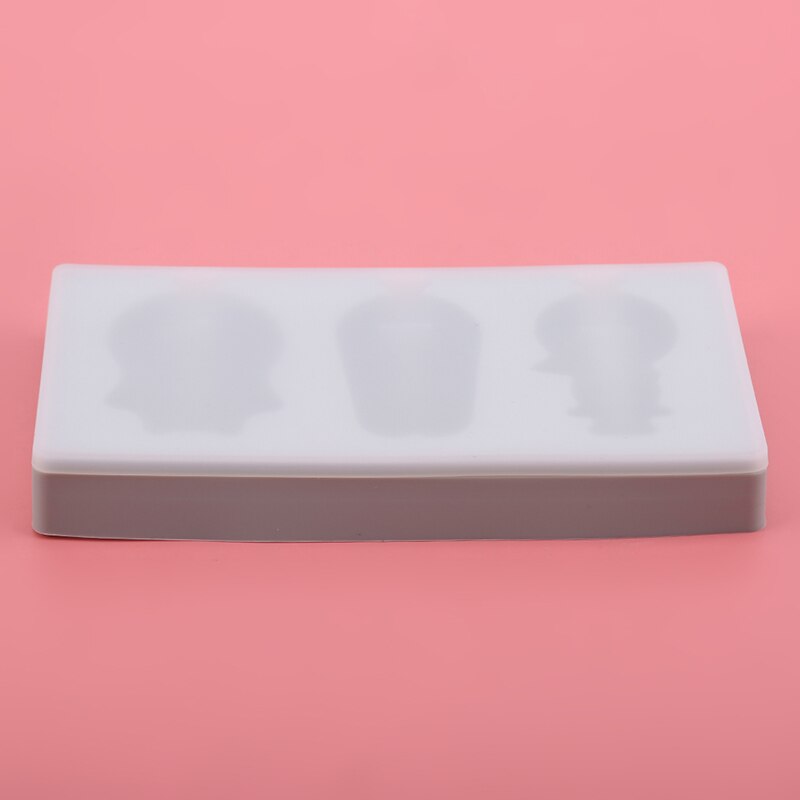 Söt glassform med lock silikon hemmagjord isglassform handgjord självgjord is-sugform