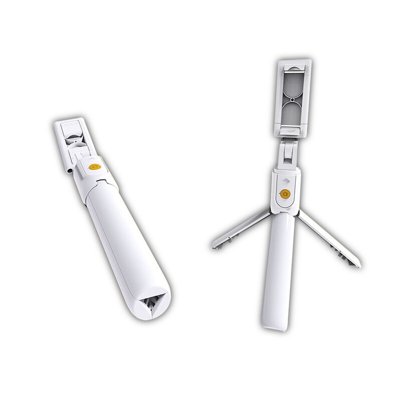 tripod selfie stick selfie stick stabilizer selfie stick for smartphone Selfie Stick Foldable mini selfie stick: White