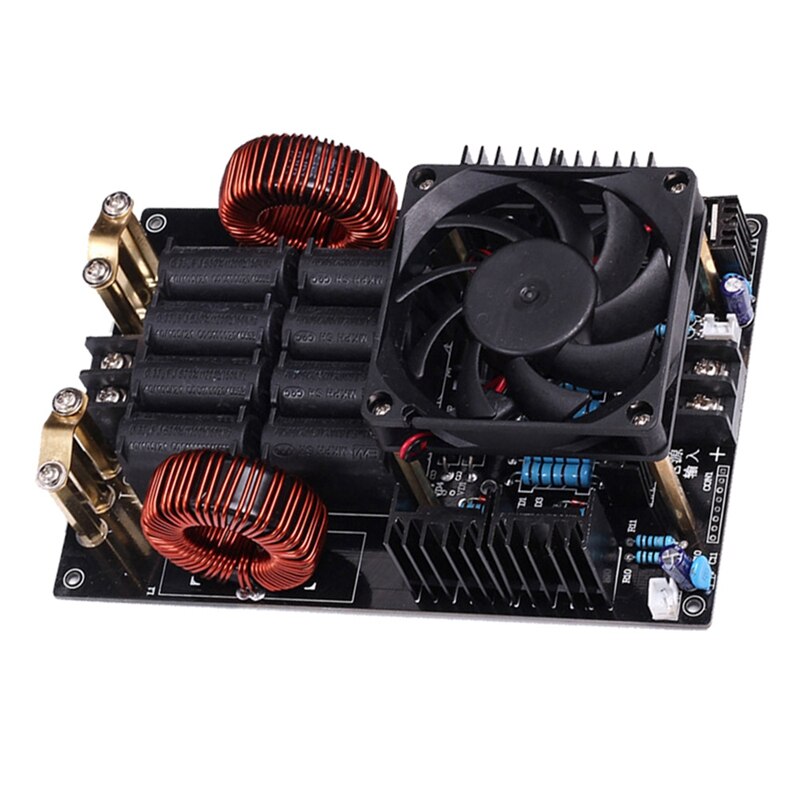 Calentador de inducción ZVS DC 12-40V 50A 1KW, generador de alta tensión, baja frecuencia, 1000W, tablero para metales fundidos: Default Title